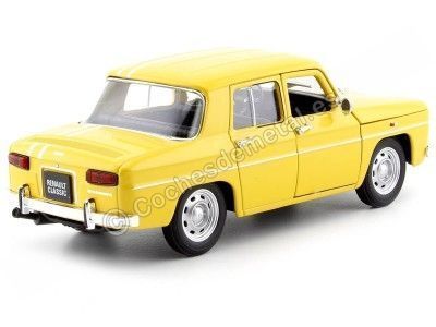 1967 Renault 8 R8 Gordini 1100 Amarillo/Blanco 1:24 Welly 24015 Cochesdemetal.es 2