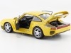 Carsdemetal.es 1986 Porsche 959 Amarelo 1:24 bem 24076