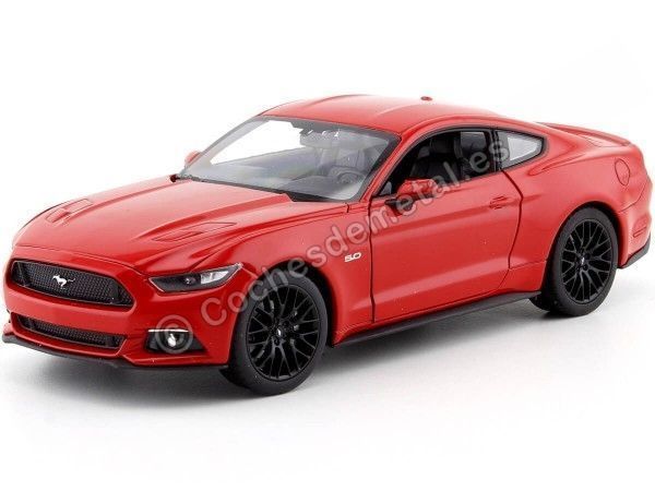 Cochesdemetal.es 2015 Ford Mustang GT Rojo 1:24 Welly 24062