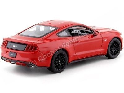 Cochesdemetal.es 2015 Ford Mustang GT Rojo 1:24 Welly 24062 2