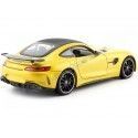 Carsdemetal.es 2015 Mercedes-Benz AMG GT R Coupe (C190) Amarelo Metálico 1:24 Welly 24081