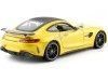 Carsdemetal.es 2015 Mercedes-Benz AMG GT R Coupe (C190) Amarelo Metálico 1:24 Welly 24081