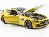 Carsdemetal.es 2015 Mercedes-Benz AMG GT R Coupe (C190) Amarelo Metálico 1:24 Welly 24081