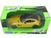 Carsdemetal.es 2015 Mercedes-Benz AMG GT R Coupe (C190) Amarelo Metálico 1:24 Welly 24081