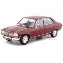 Cochesdemetal.es 1975 Peugeot 504 Granate 1:24 Welly 24001