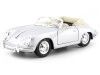 Cochesdemetal.es 1958 Porsche 356B Cabrio Gris 1:24 Welly 29390