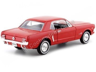 Cochesdemetal.es 1964 Ford Mustang 1/2 Coupe Rojo 1:24 Welly 22451 2