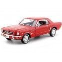 Cochesdemetal.es 1964 Ford Mustang 1/2 Coupe Rojo 1:24 Welly 22451