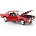 Cochesdemetal.es 1964 Ford Mustang 1/2 Coupe Rojo 1:24 Welly 22451