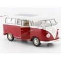 CARSDEMETAL.ES 1963 Volkswagen VW T1 Red / Beige Bus 1:24 Welly 22095
