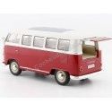 CARSDEMETAL.ES 1963 Volkswagen VW T1 Red / Beige Bus 1:24 Welly 22095