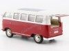 CARSDEMETAL.ES 1963 Volkswagen VW T1 Red / Beige Bus 1:24 Welly 22095