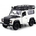 Cochesdemetal.es 2010 Land Rover Defender 90 TDI Blanco con Snorkel 1:24 Welly 22498