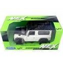 Carsdemetal.es 2010 Land Rover Defenda 90 TDI White com Snorkel 1:24 Welly 22498