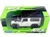 Carsdemetal.es 2010 Land Rover Defenda 90 TDI White com Snorkel 1:24 Welly 22498