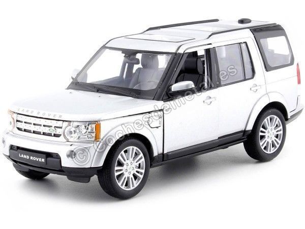 Cochesdemetal.es 2010 Land Rover Discovery 4 Gris Metalizado 1:24 Welly 24008