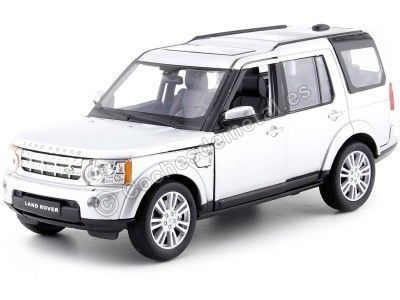 2010 Land Rover Discovery 4 Gris Metalizado 1:24 Welly 24008 Cochesdemetal.es