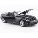 Cochesdemetal.es 2003 Dodge Viper SRT-10 Cabrio Negro 1:24 Welly 22445