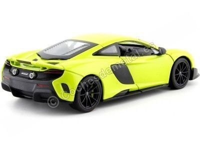 Cochesdemetal.es 2017 McLaren 675LT Coupe Light Green 1:24 Welly 24089 2