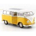 Carsdemetal.es 1963 Volkswagen VW T1 Bus Amarelo/bege 1:24 Welly 22095