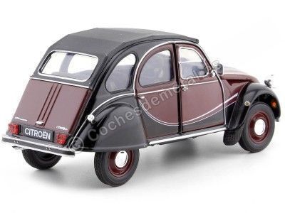 Cochesdemetal.es 1982 Citroen 2CV 6 Charleston Rojo/Negro 1:24 Welly 24009 2