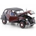 Carsdemetal.es 1982 Citroen 2CV 6 Charleston Red/Black 1:24 bem 24009