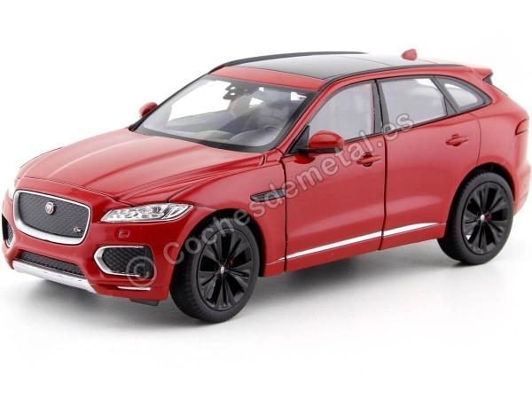 Cochesdemetal.es 2016 Jaguar F-Pace Rojo Metalizado 1:24 Welly 24070