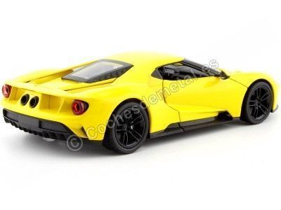 Cochesdemetal.es 2017 Ford GT Amarillo 1:24 Welly 24082 2