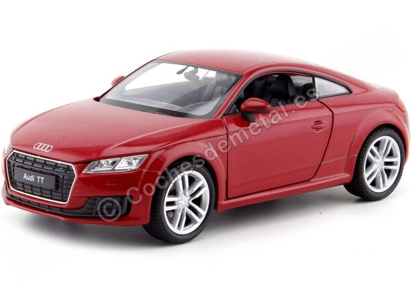 CARSDEMETAL.ES 2014 Audi TT (8S) Cherry Red 1:24 Welly 24057
