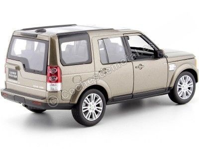 Cochesdemetal.es 2010 Land Rover Discovery 4 Marrón Metalizado 1:24 Welly 24008 2