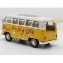 Carsdemetal.es 1963 Volkswagen VW T1 Bus Flor Power amarelo/bege 1:24 Welly 22095
