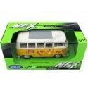 Carsdemetal.es 1963 Volkswagen VW T1 Bus Flor Power amarelo/bege 1:24 Welly 22095