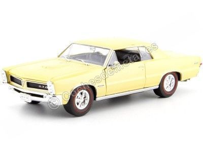 Cochesdemetal.es 1965 Pontiac GTO Metallic Gold 1:24 Welly 22092