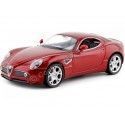 Cochesdemetal.es 2007 Alfa Romeo 8c Competition Rojo Cereza 1:24 Welly 22490