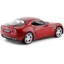 Carsdemetal.es 2007 Alfa Romeo 8C Competizione Red Cherry 1:24 Welly 22490