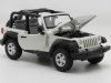 Cochesdemetal.es 2007 Jeep Wrangler Rubicon Cabrio Blanco 1:24 Welly 22489