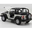 Cochesdemetal.es 2007 Jeep Wrangler Rubicon Cabrio Blanco 1:24 Welly 22489