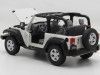 Cochesdemetal.es 2007 Jeep Wrangler Rubicon Cabrio Blanco 1:24 Welly 22489