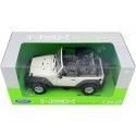 Cochesdemetal.es 2007 Jeep Wrangler Rubicon Cabrio Blanco 1:24 Welly 22489