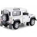 Cochesdemetal.es 2010 Land Rover Defender 90 TDI GRIS 1:24 Welly 22498