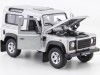 Cochesdemetal.es 2010 Land Rover Defender 90 TDI GRIS 1:24 Welly 22498