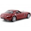 Carsdemetal.es 2010 Mercedes-Benz SLS AMG Gullwing (C197) Vermelho 1:24 Welly 24025