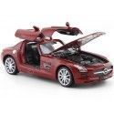 Carsdemetal.es 2010 Mercedes-Benz SLS AMG Gullwing (C197) Vermelho 1:24 Welly 24025