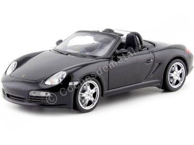 Cochesdemetal.es 2012 Porsche 992 Boxter S Cabriolet Negro 1:24 Welly 22479