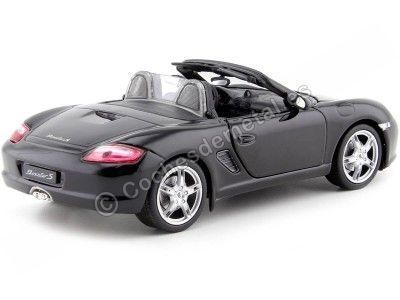 Cochesdemetal.es 2012 Porsche 992 Boxter S Cabriolet Negro 1:24 Welly 22479 2