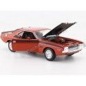 Carsdemetal.es 1970 Dodge Challenger T/A coral/preto 1:24 bem 24029