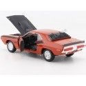 Cochesdemetal.es 1970 Dodge Challenger T / A Coral / Negro 1:24 Welly 24029