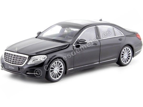 Cochesdemetal.es 2013 Mercedes-Benz S-Class (W222) Negro 1:24 Welly 24051