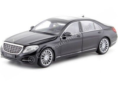 Cochesdemetal.es 2013 Mercedes-Benz S-Class (W222) Negro 1:24 Welly 24051