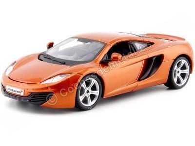 Cochesdemetal.es 2016 McLaren MP4-12C Naranja Metalizado 1:24 Bburago 21074